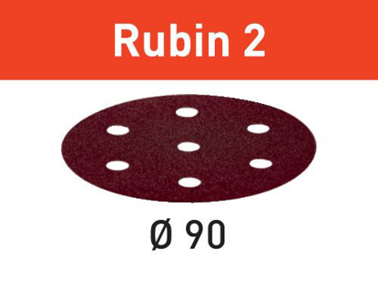 Picture of Abrasive sheet Rubin 2 STF D90/6 P100 RU2/50